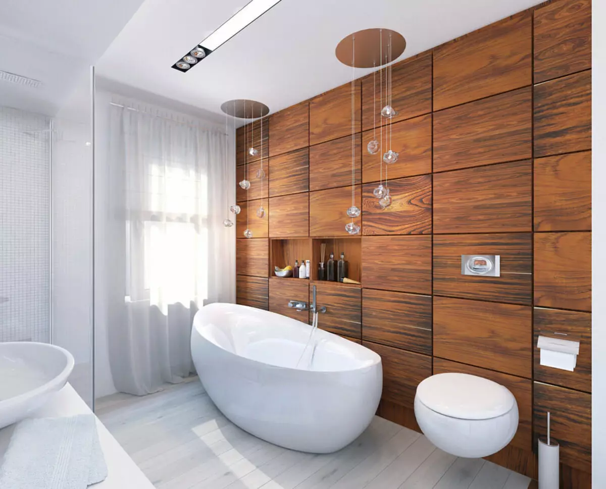 Łazienka (165 zdjęć): wanna i prysznic w jednym pokoju. Piękne i stylowe przykłady. Wybieramy organizatora. Opcje ergonomii, projektowanie 10167_73