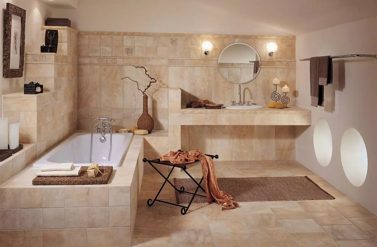 Badkamer (165 foto's): bad en douche in één kamer. Mooie en stijlvolle voorbeelden. We kiezen de organisator. Ergonomie opties, ontwerp 10167_79
