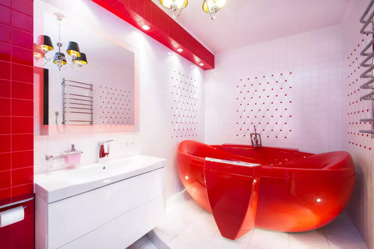 Badkamer (165 foto's): bad en douche in één kamer. Mooie en stijlvolle voorbeelden. We kiezen de organisator. Ergonomie opties, ontwerp 10167_83