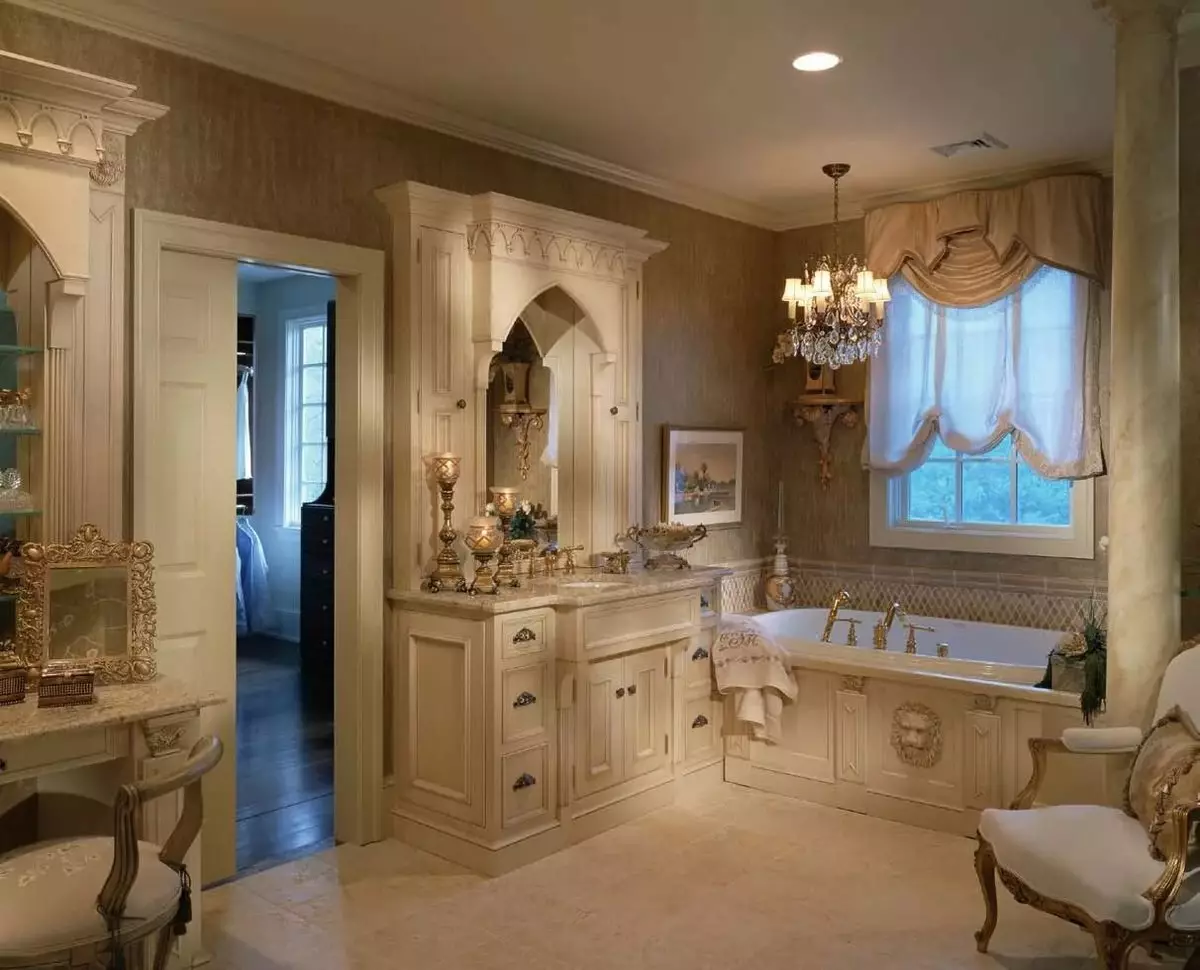 Fürdőszoba (165 fotók): Bath és zuhanyzó egy szobában. Gyönyörű és stílusos példák. A szervezőt választjuk. Ergonómia lehetőségek, tervezés 10167_85