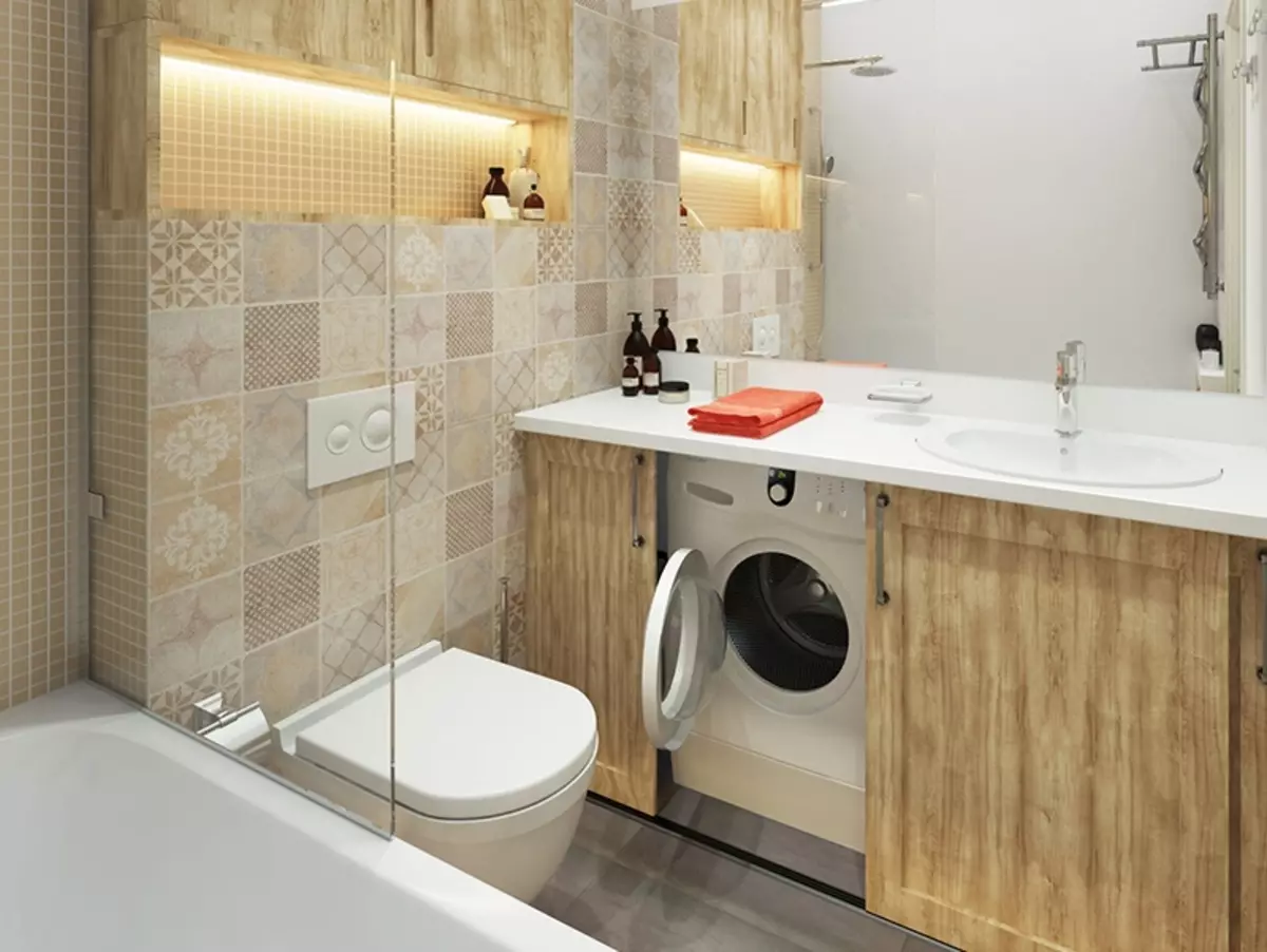 Фото ванных комнат со стиральной машиной