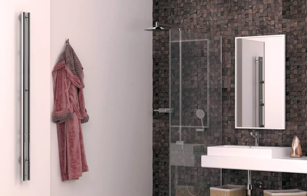 nosioci ručnik za kupaonicu (57 slike): Otvoreni i zid, bijela, crna i okretni u unutrašnjosti 10171_51