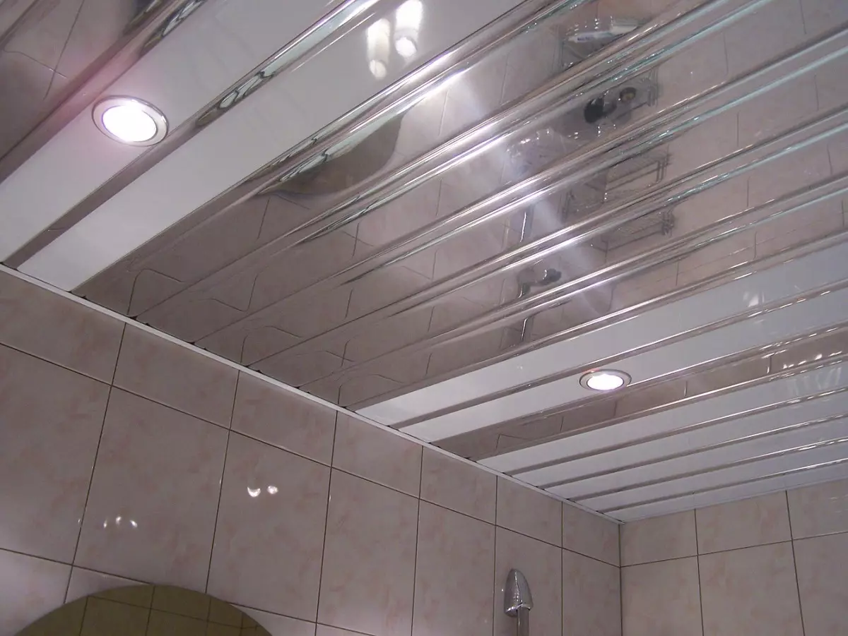 Thiết kế phòng tắm với vòi hoa sen (115 ảnh): Thiết kế một bồn tắm nhỏ với vòi hoa sen, phòng tắm thiết kế nội thất có máy giặt trong một ngôi nhà riêng 10181_58