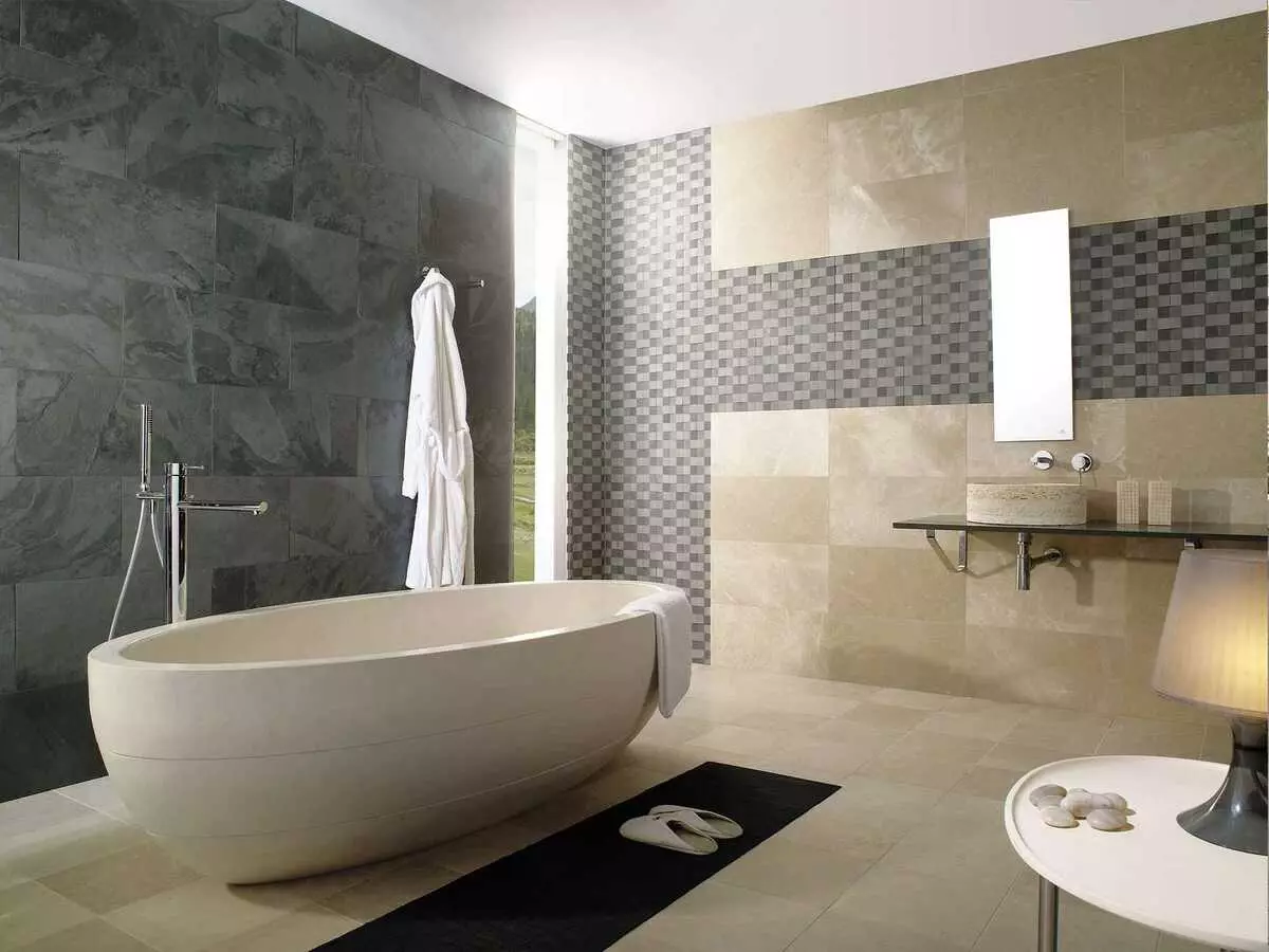 Дизайн великої ванної кімнати (75 фото): приклади в інтер'єрі, варіанти проектів 10183_15