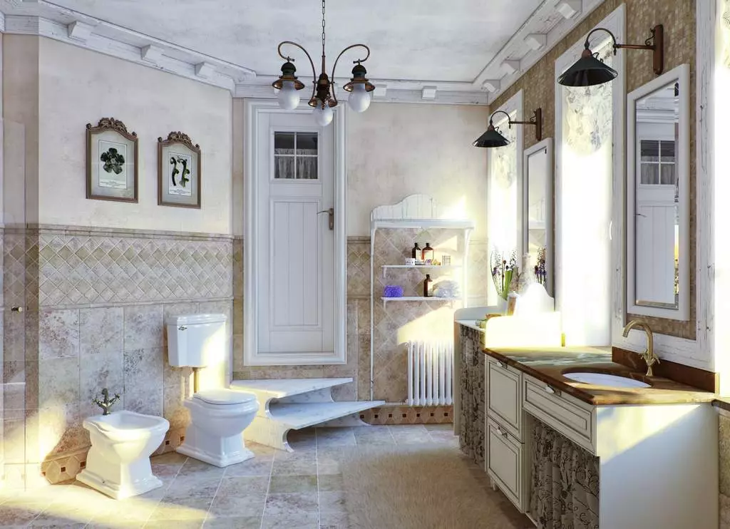 Stort badeværelse design (75 billeder): Eksempler i interiøret, projektindstillinger 10183_40