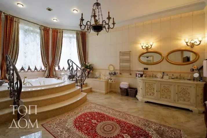 Дизайн великої ванної кімнати (75 фото): приклади в інтер'єрі, варіанти проектів 10183_54
