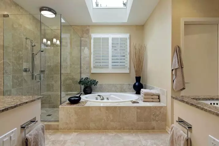 Дизайн великої ванної кімнати (75 фото): приклади в інтер'єрі, варіанти проектів 10183_56