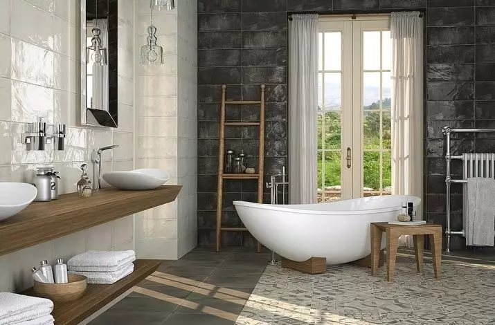 Дизайн великої ванної кімнати (75 фото): приклади в інтер'єрі, варіанти проектів 10183_57