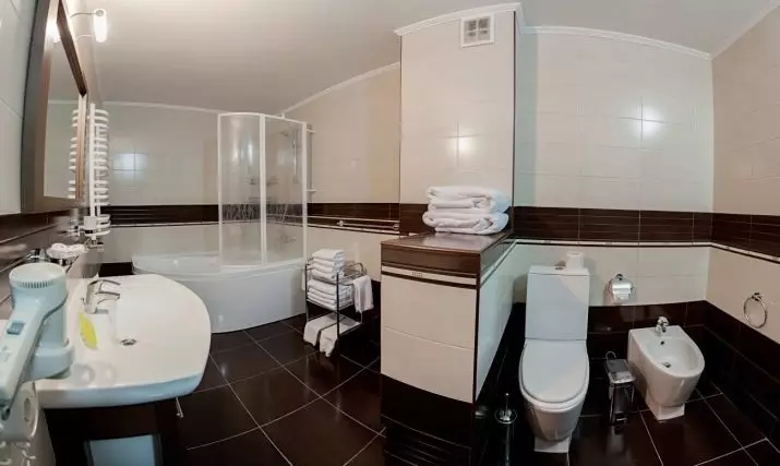 बड़े बाथरूम डिजाइन (75 फोटो): इंटीरियर में उदाहरण, परियोजना विकल्प 10183_60