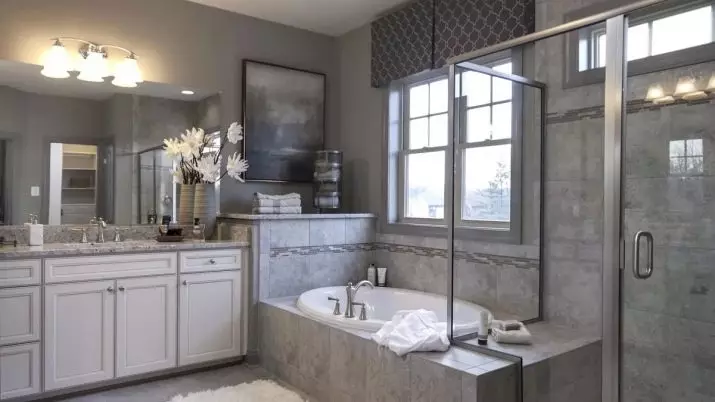 Сіра ванна (77 фото): дизайн кімнати в сірих тонах. Вибираємо колір і стиль. Поєднання блакитного, рожевого, жовтого і бірюзового. Приклади сучасного інтер'єру 10189_2