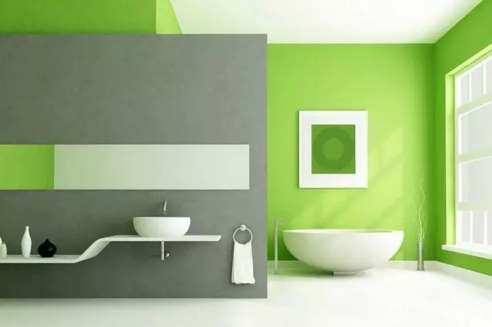 Graues Badezimmer (77 Fotos): Zimmerauslegung in grauen Farben. Wählen Sie Farbe und Stil. Die Kombination von Blau, Rosa, Gelb und Türkis. Beispiele des modernen Innenraums 10189_39