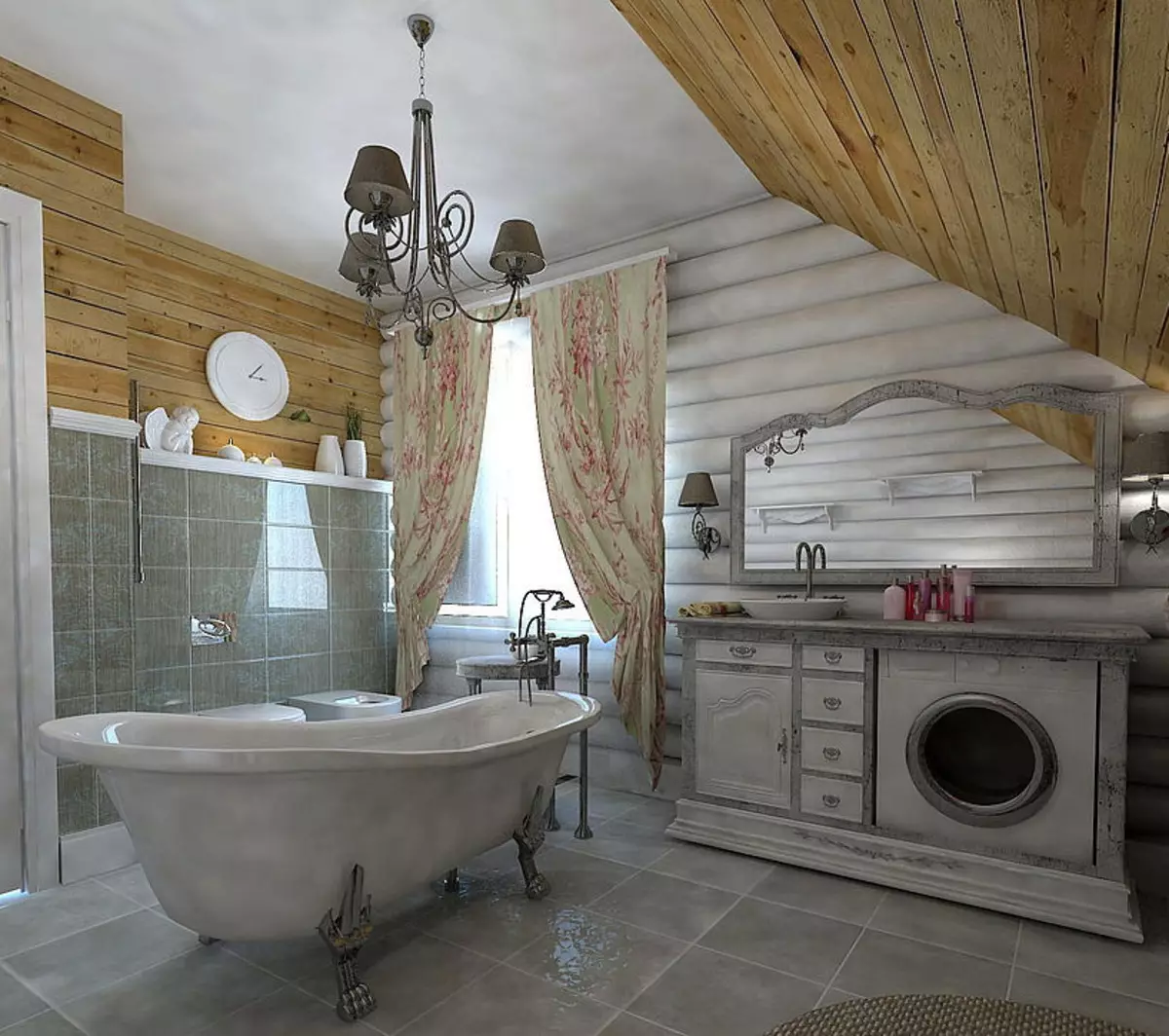 Szürke fürdőszoba (77 fotó): Szürke színű szoba kialakítása. Válasszon színt és stílusokat. A kék, rózsaszín, sárga és türkiz kombinációja. Példák a modern belső térre 10189_55