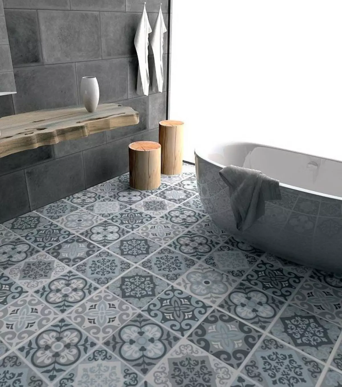 Сіра ванна (77 фото): дизайн кімнати в сірих тонах. Вибираємо колір і стиль. Поєднання блакитного, рожевого, жовтого і бірюзового. Приклади сучасного інтер'єру 10189_59