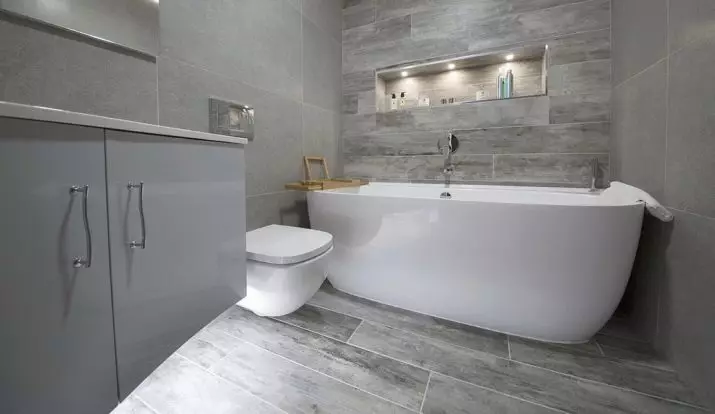 Сіра ванна (77 фото): дизайн кімнати в сірих тонах. Вибираємо колір і стиль. Поєднання блакитного, рожевого, жовтого і бірюзового. Приклади сучасного інтер'єру 10189_61