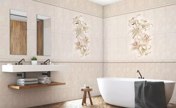 Обшивка на банята (106 снимки): Опции. Как да се разделят стените? Избор на довършителни материали: сайдинг, PVC, облицовка и други видове 10190_104