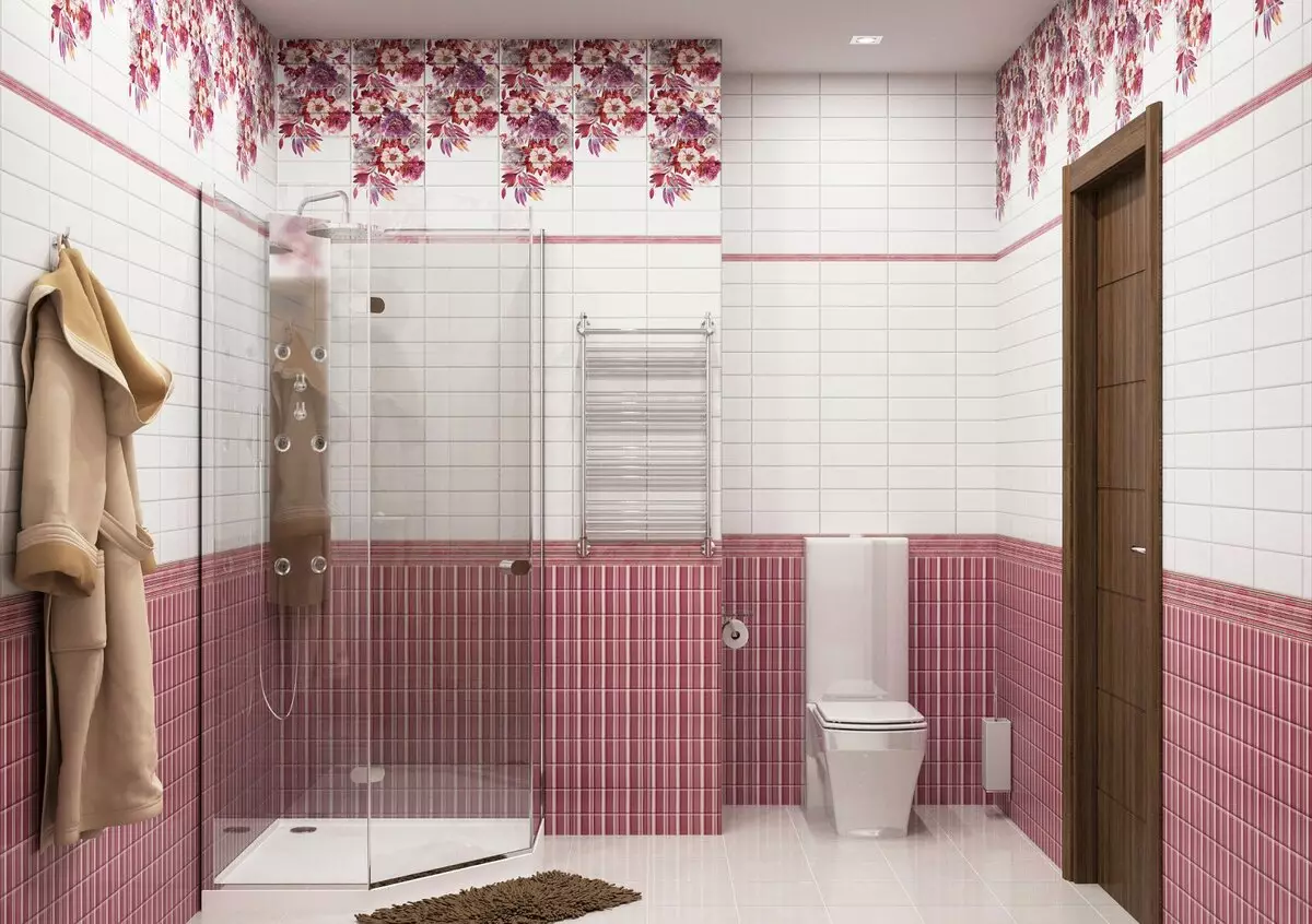Обшивка на банята (106 снимки): Опции. Как да се разделят стените? Избор на довършителни материали: сайдинг, PVC, облицовка и други видове 10190_28