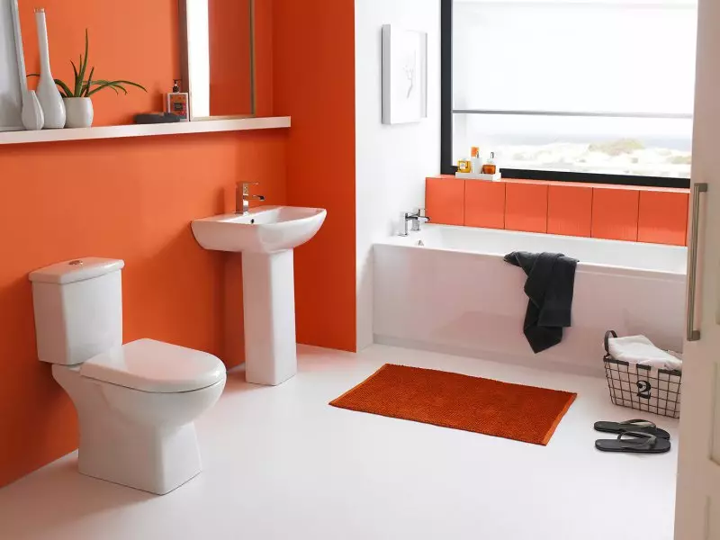 Acabado de baño (106 fotos): Opcións. Como separar as paredes? Selección de materiais de acabado: revestimento, PVC, revestimento e outros tipos 10190_6