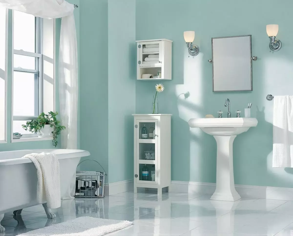 Обшивка на банята (106 снимки): Опции. Как да се разделят стените? Избор на довършителни материали: сайдинг, PVC, облицовка и други видове 10190_7