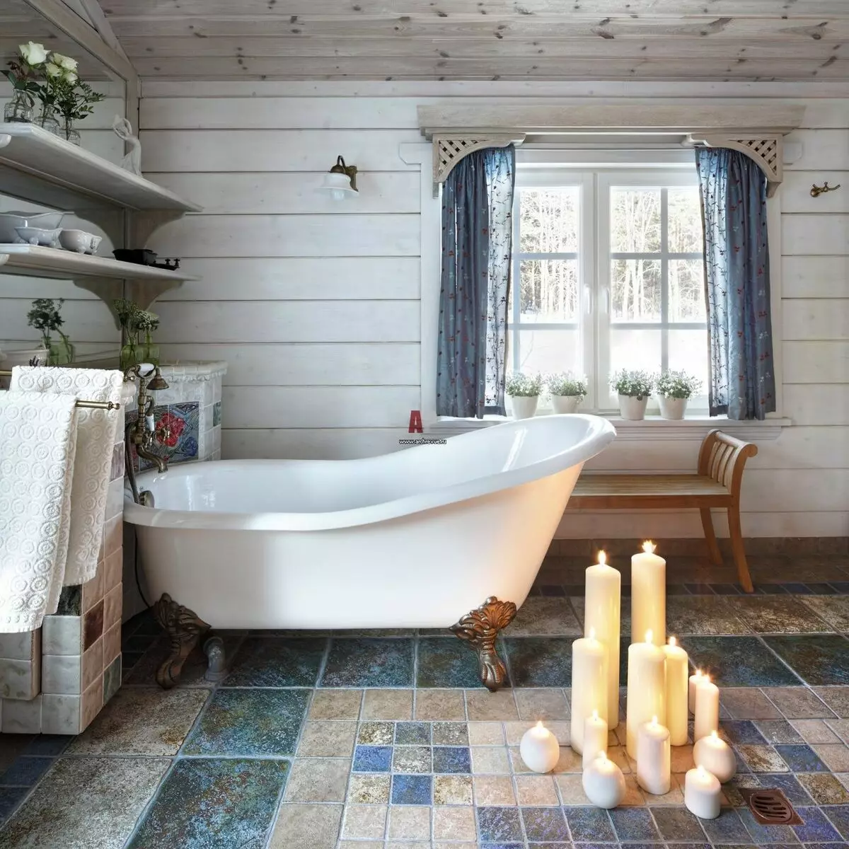 화이트 욕실 (84 사진) : 밝은 악센트가있는 흰색 톤의 룸 디자인. 현대적인 인테리어 디자인 아이디어 인서트가있는 작은 흰색 욕실 10191_62