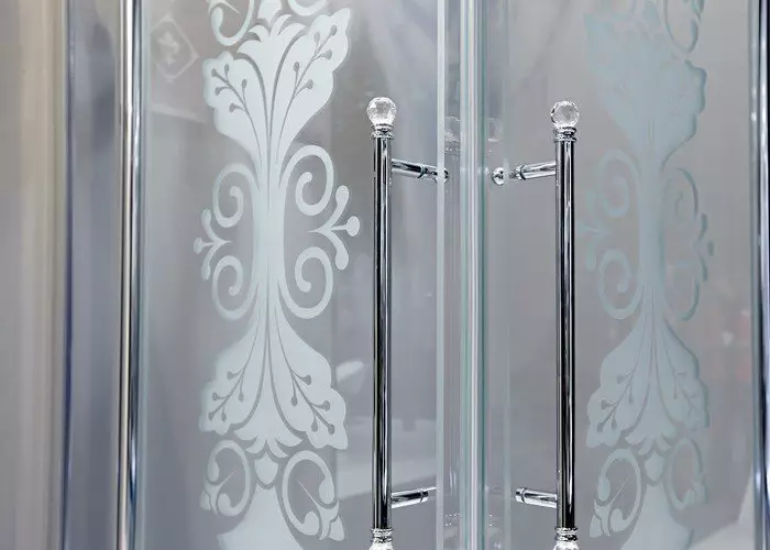 Sliding curtains for the bathroom: plastic screen and retractable shower, corner and other models 10192_23