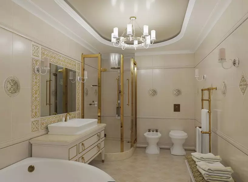 Design fürdőszoba 7 négyzetméter. METER (58 FOTÓK): Szoba belseje ablakkal és anélkül, példák a sikeres tervezésre 10200_21