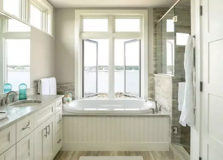 Design fürdőszoba 7 négyzetméter. METER (58 FOTÓK): Szoba belseje ablakkal és anélkül, példák a sikeres tervezésre 10200_56