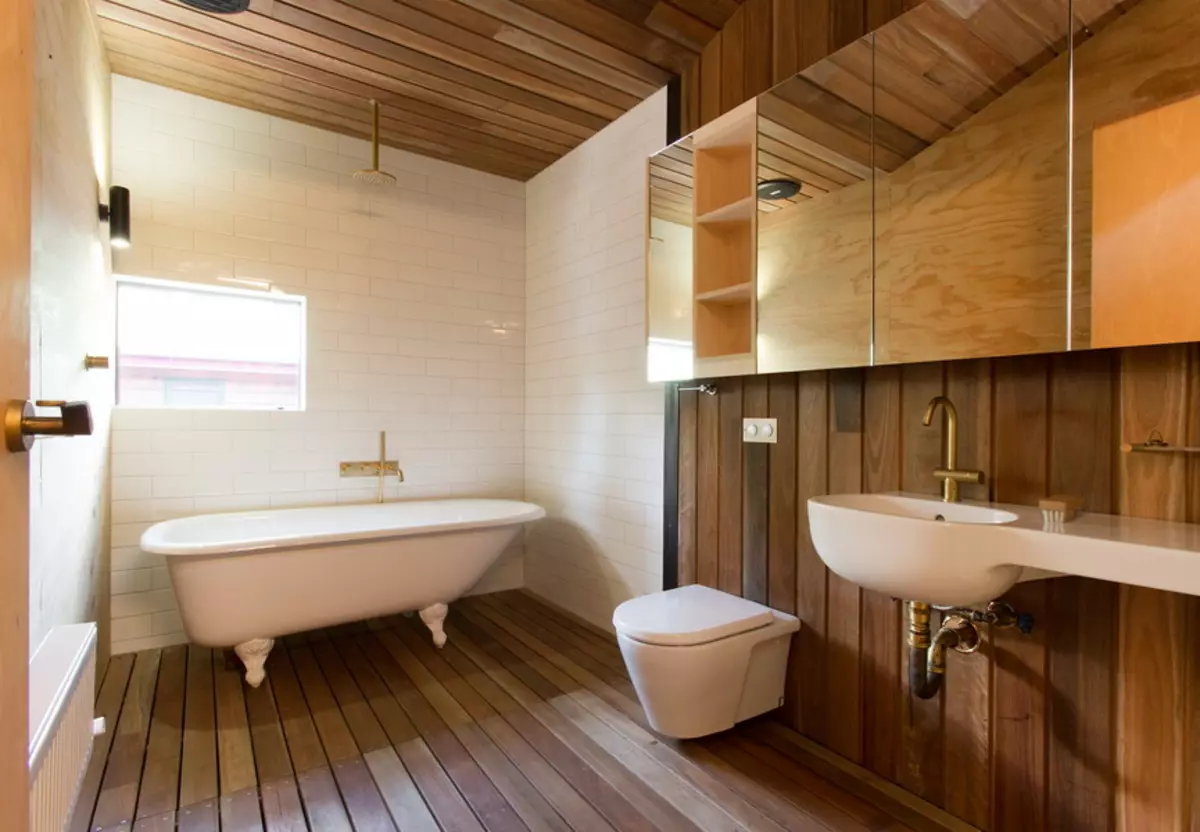 Design fürdőszoba 7 négyzetméter. METER (58 FOTÓK): Szoba belseje ablakkal és anélkül, példák a sikeres tervezésre 10200_6