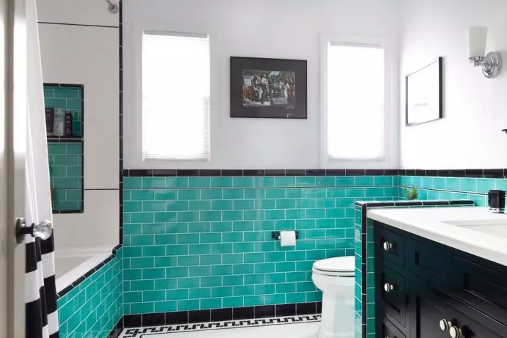 ห้องน้ำสีเขียวขุ่น (61 รูป): ตัวอย่างของการออกแบบห้องน้ำในสีนี้ เราเข้าใจในสีสร้างการตกแต่งภายในที่สวยงาม 10203_59