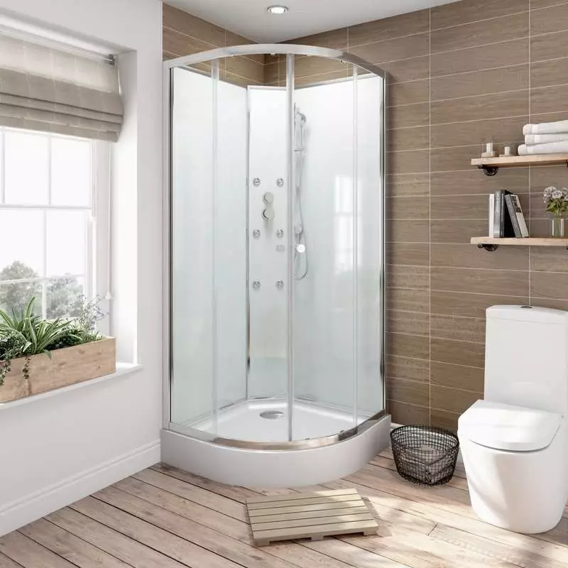 Banyo tasarımı 5 kV. M (111 Fotoğraf): Güzel banyoların projeleri Dairede 5 metrekare, çamaşır makinesi ile modern iç 10205_84
