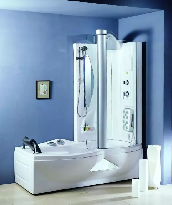 Kupaonica dizajn 5 kV. M (111 fotografije): Projekti prekrasnih kupaonica 5 četvornih metara u apartmanu, moderan interijer s perilicom rublja 10205_85