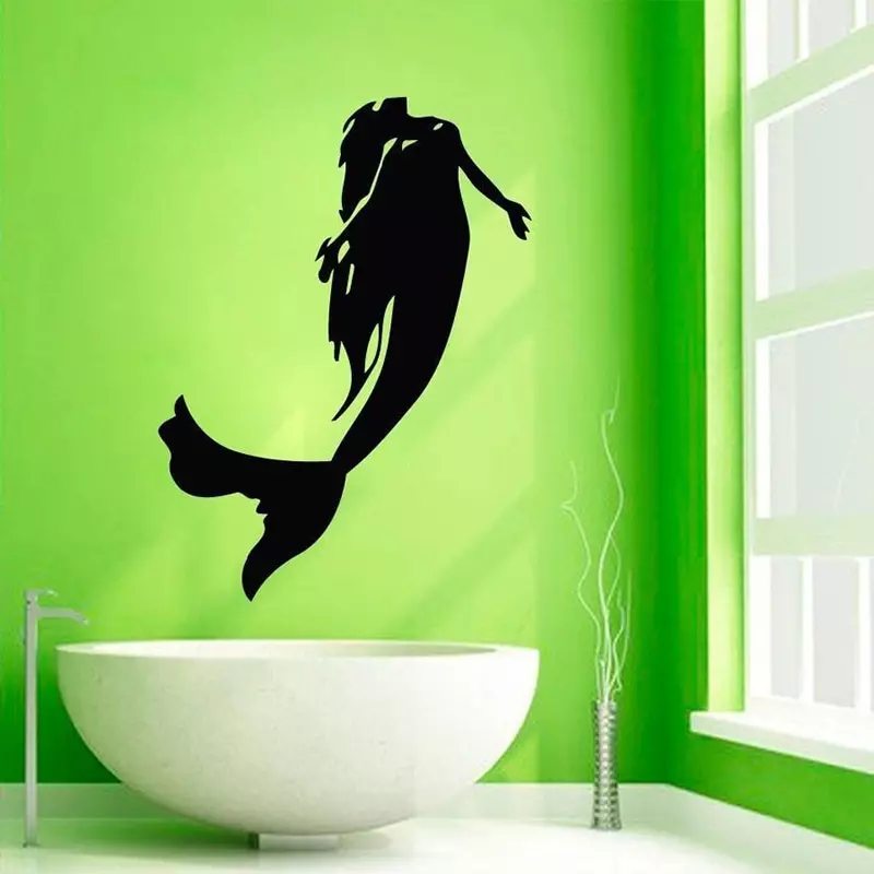 Stiker kamar mandi: stiker dinding tahan air di kamar mandi, vinil, silikon dan stiker dekoratif lainnya 10206_10
