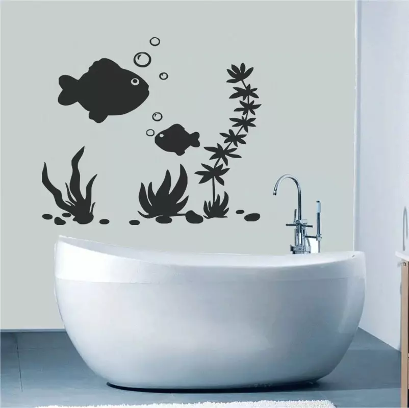 Stiker kamar mandi: stiker dinding tahan air di kamar mandi, vinil, silikon dan stiker dekoratif lainnya 10206_11
