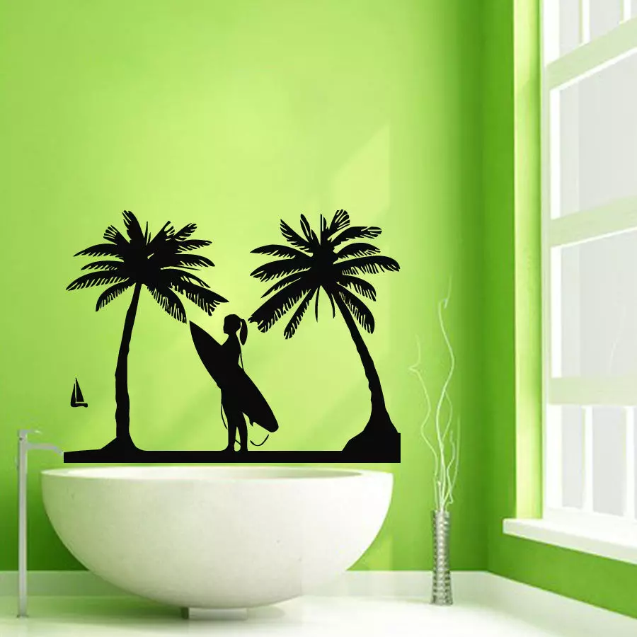 Stiker kamar mandi: stiker dinding tahan air di kamar mandi, vinil, silikon dan stiker dekoratif lainnya 10206_41