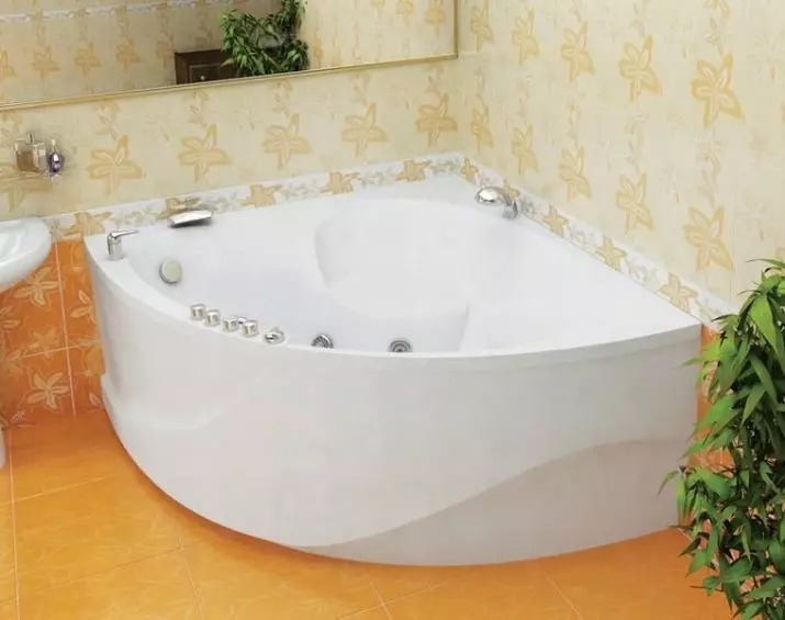 Sudut Bath 170 cm: Dimensi 170x90, 170x100, 170x110. Fitur pilihan 10210_24