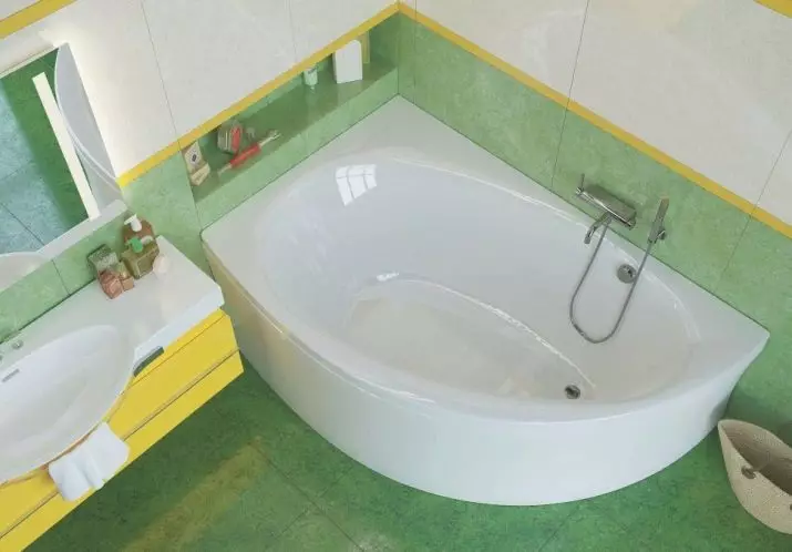Кішкентай бұрыштық ванна: шағын модельдердің ерекшеліктері 10211_41