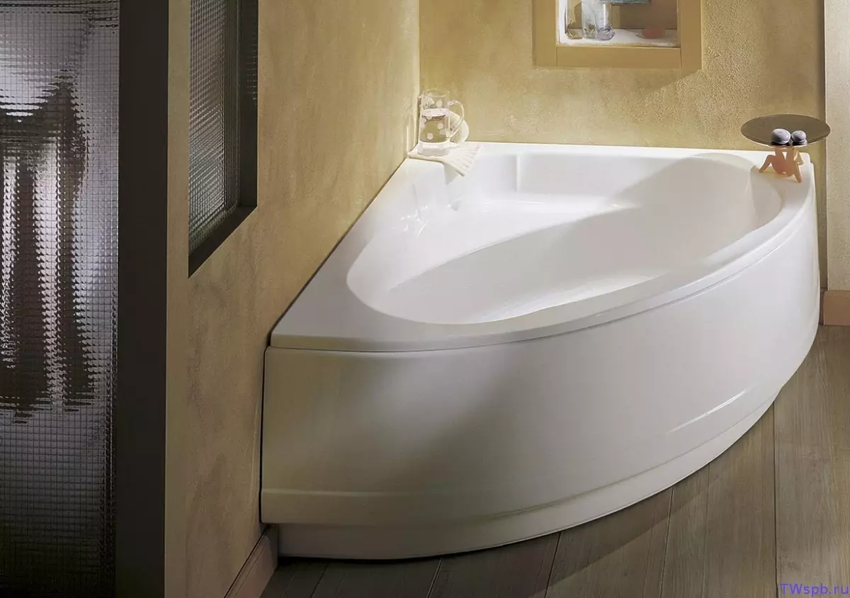 Dimensions of the corner bath: Standard and Rare, 80x80, 180x80, 100x70, 130x70 and selection tips for a suitable size 10212_16