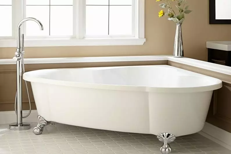 Dimensions of the corner bath: Standard and Rare, 80x80, 180x80, 100x70, 130x70 and selection tips for a suitable size 10212_31