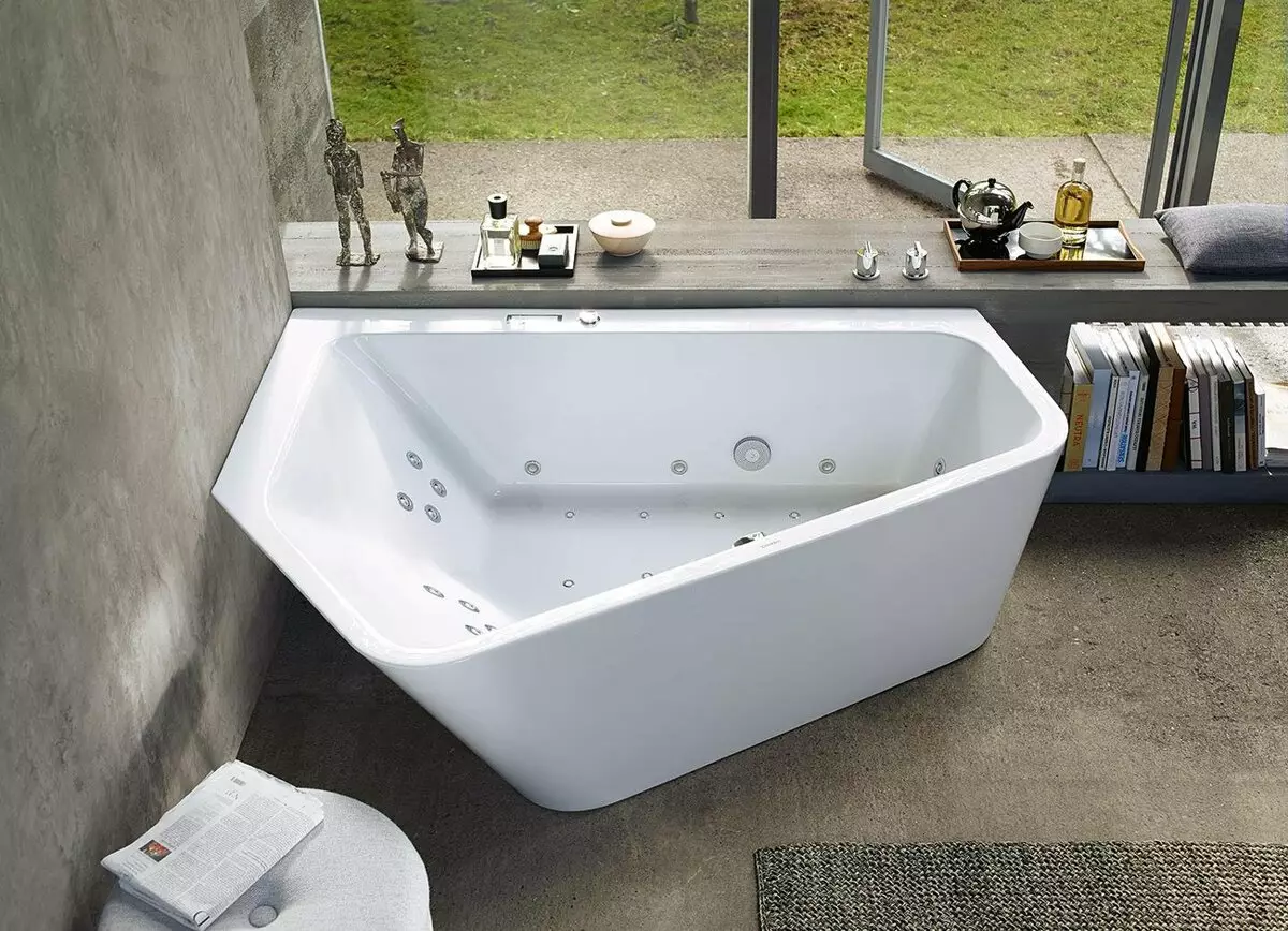Dimensions of the corner bath: Standard and Rare, 80x80, 180x80, 100x70, 130x70 and selection tips for a suitable size 10212_34