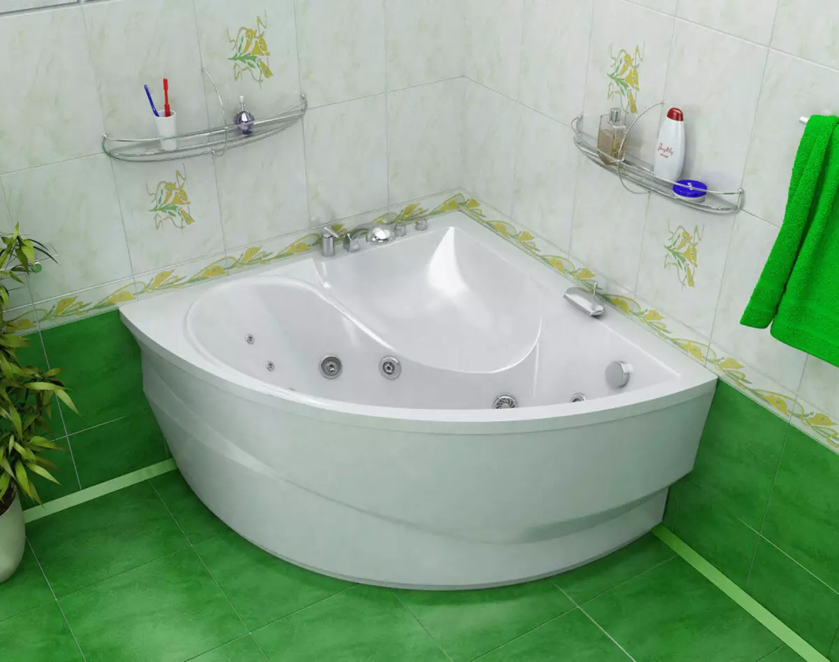 Розміри кутової ванни: стандартні і рідкісні, 80х80, 180х80, 100х70, 130х70 і поради щодо підбору підходящого розміру 10212_7