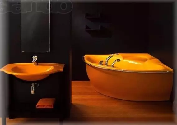 Phòng tắm (97 ảnh): Chọn tốt hơn là gì? Hẹp và rộng, màu và trắng, tắm 120x70, 140x70 cm và các kích cỡ khác, loại 10217_38