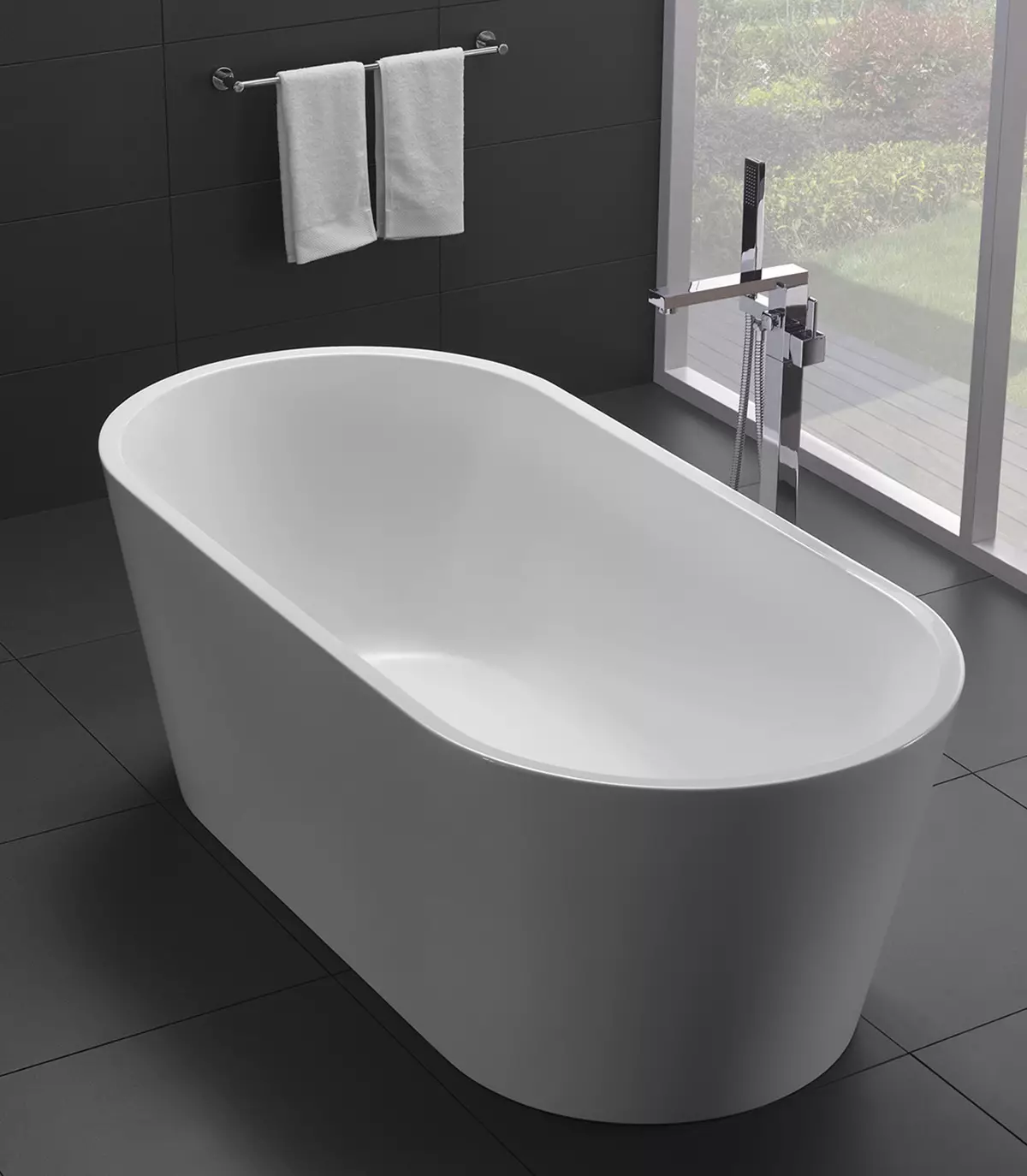 Phòng tắm (97 ảnh): Chọn tốt hơn là gì? Hẹp và rộng, màu và trắng, tắm 120x70, 140x70 cm và các kích cỡ khác, loại 10217_87