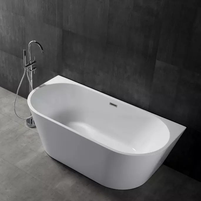 작은 욕조 : 미니 욕조 크기. 작은 욕조를 선택하기위한 팁, 인테리어의 컴팩트 한 욕조의 예 10223_15