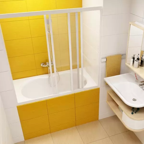 Poucas bañeiras: tamaños de mini-baño. Consellos para escoller un pequeno baño, exemplos de baños compactos no interior 10223_22