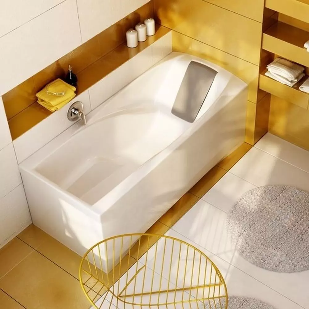 Pequeñas bañeras: mini baños. Consejos para elegir un baño pequeño, ejemplos de baños compactos en el interior. 10223_33