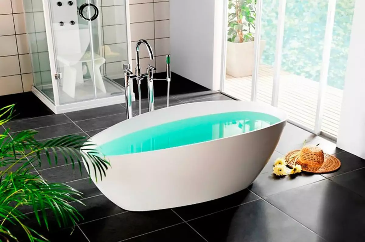 Pequeñas bañeras: mini baños. Consejos para elegir un baño pequeño, ejemplos de baños compactos en el interior. 10223_64