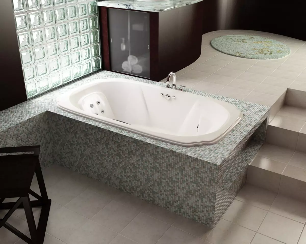 Pequeñas bañeras: mini baños. Consejos para elegir un baño pequeño, ejemplos de baños compactos en el interior. 10223_76