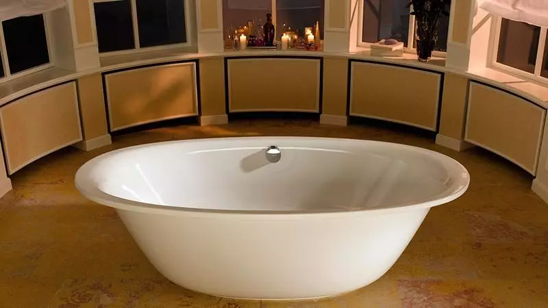 Staalbad: Modelle van Baths 150x70, 170x70 cm en ander groottes. Voor- en nadele van vlekvrye staalbad. Eienaar se resensies 10224_21