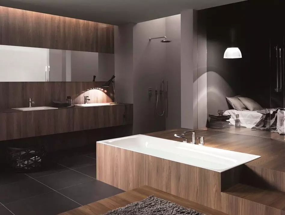 ห้องอาบน้ำเหล็ก: รูปแบบของการอาบน้ำ 150x70, 170x70 ซม. และขนาดอื่น ๆ ข้อดีและข้อเสียของอ่างอาบน้ำสแตนเลส ความคิดเห็นกรรมสิทธิ์ 10224_72