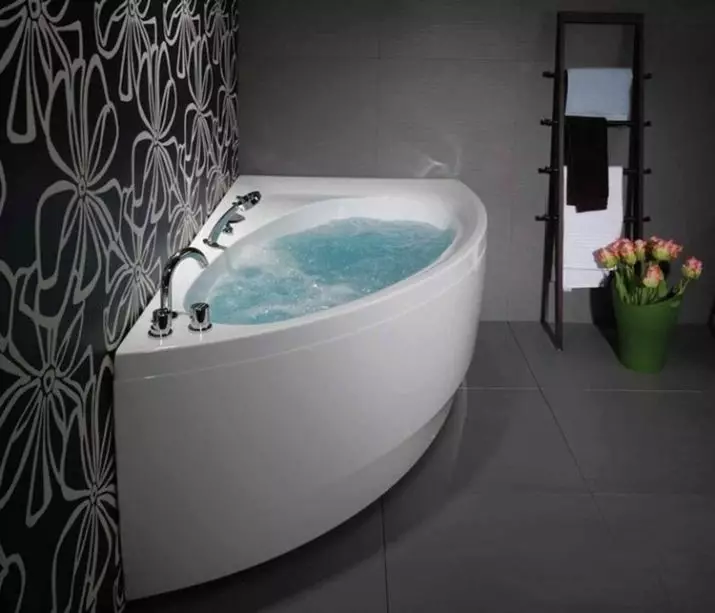 Baths Acrylic Acrylic: Angor, bi dimenî 150x90 cm, 120x90 cm, 120x70 cm, 170x90 cm û 160x90 cm, 140x100 cm û yên din 10225_63