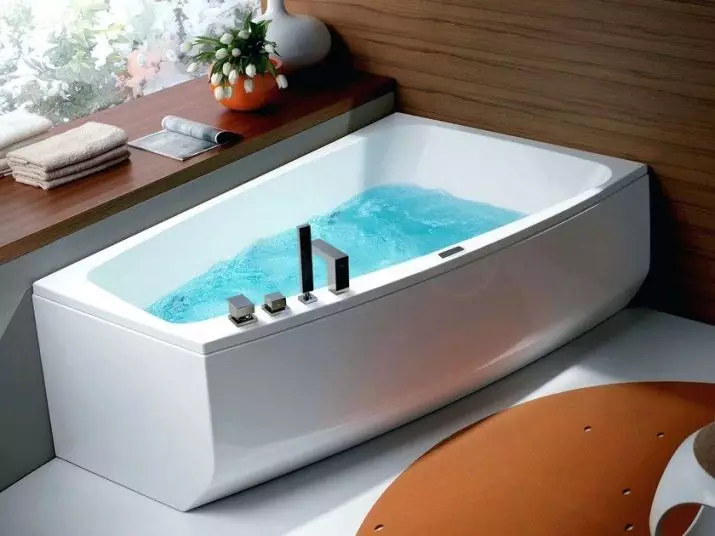 Baths Acrylic Acrylic: Angor, bi dimenî 150x90 cm, 120x90 cm, 120x70 cm, 170x90 cm û 160x90 cm, 140x100 cm û yên din 10225_64